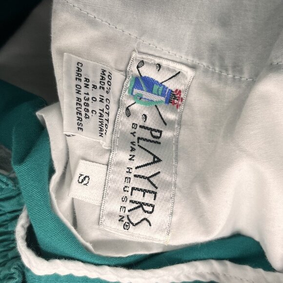 Vintage Van Heusen Players Shorts Mens Small Pleated Golf Casual Classic 90s Y2K - Picture 3 of 9